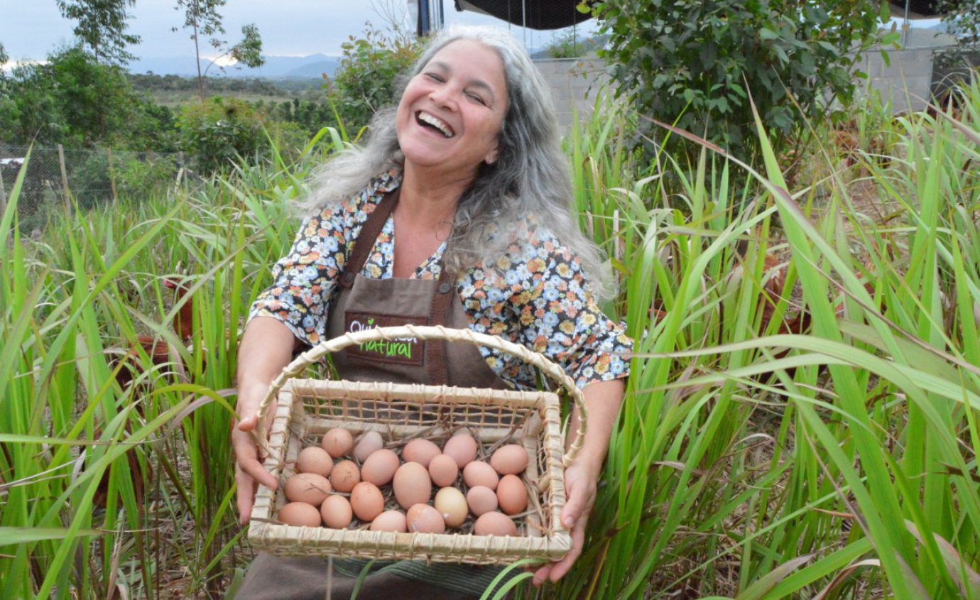 Quitanda Natural e sua líder, Anita Santoro